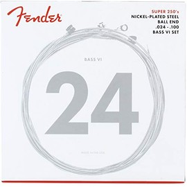 Fender Super 250 Bass VI Strings, Nickel Plated Steel, Ball End