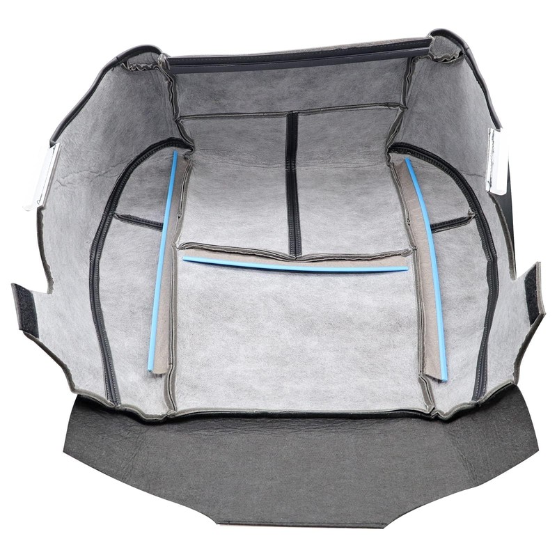 SecosAutoparts Driver & Passenger Side Bottom Microfiber Leather Seat Cover