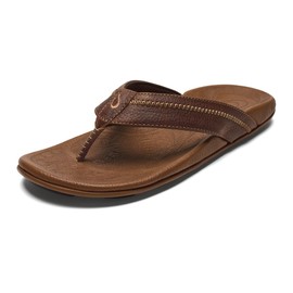 OLUKAI Men's Hiapo, Dark Java/Toffee, 13 D US