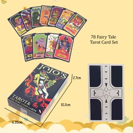 Tarot Board Game Cards, Tarot Cards, 78 Fairy Tarot Cards Set, Family Entertainment, Party Games, Card Games for Adults, Cards Deck Tarot Card Board Games for Beginners