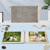 ZEEYUAN 4X6 Flip Photo Album Stand on Desktop 60 Pockets,