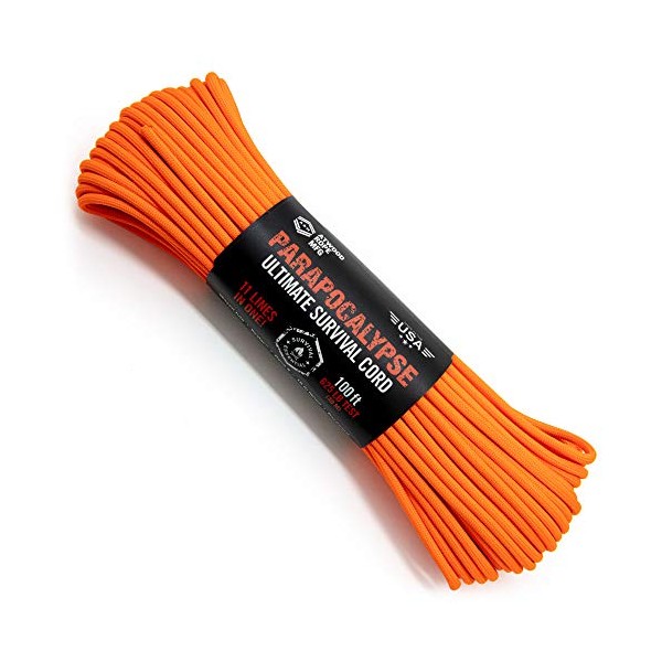 Atwood Rope MFG Parapocalypse Paracord 7-Strand Core with Fire Starter