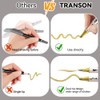 TRANSON 4 Silver and 4 Gold Paint Markers Brush and