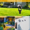 CREPOW Solar Spot Lights Outdoor, 2 Pack Solar Landscape Spotlights