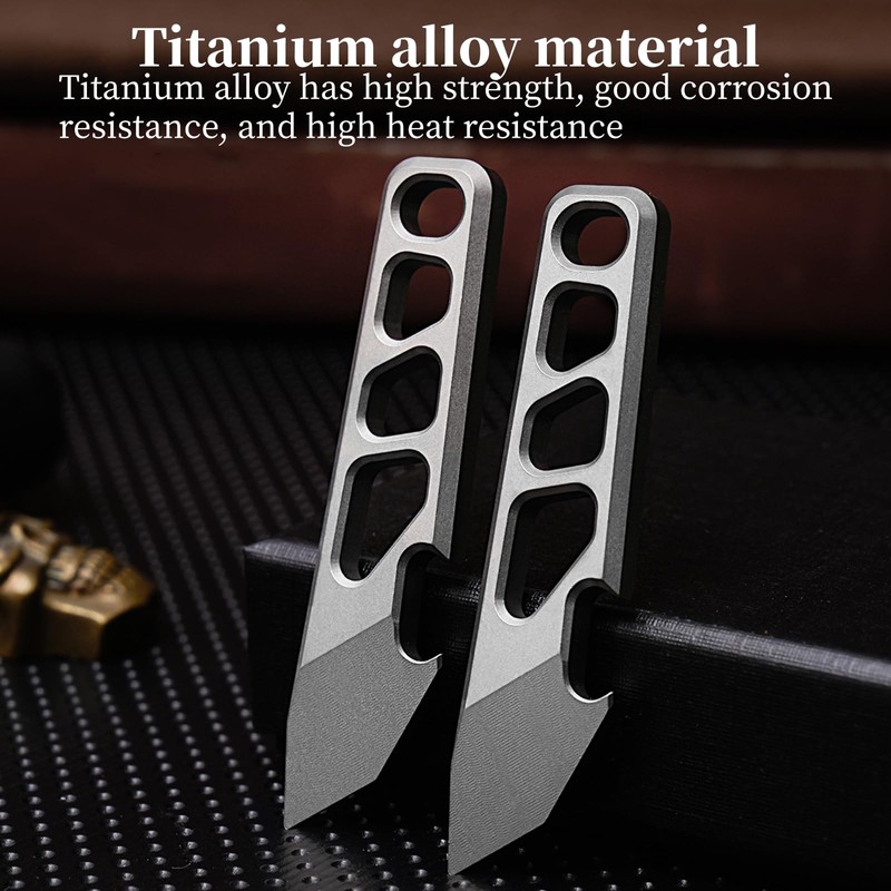 Titanium crowbar, EDC tool crowbar, mini pry bar, EDC bottle