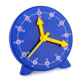 camelize camelize Uhr Lernen,Kinder Lernspiel Uhr,Zeitunterrichts- und Demonstrationsuhrmodell, Lernressourcen für Kinder in der frühen Bildung, 4 Zoll 12/24 Stunden ab 4 Jahren(Dunkel Blau)