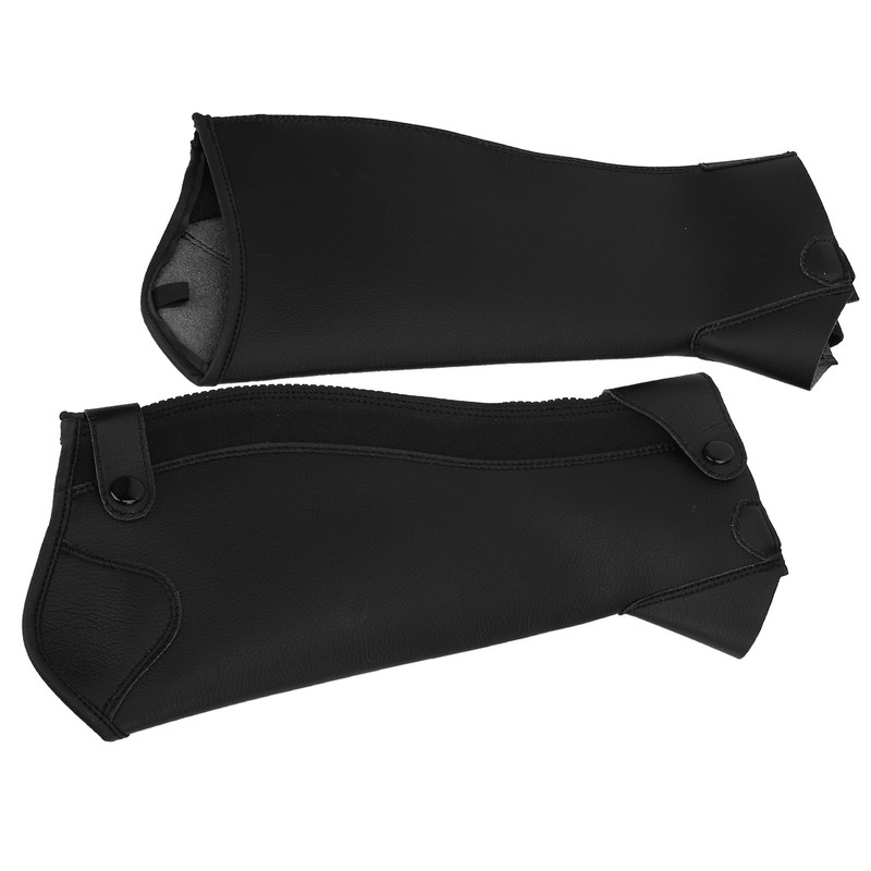 Super Fiber PU Leather Half Chap Horse Riding Body Protector