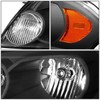 Auto Dynasty Black Housing Amber Corner Headlight Head Lamps+Tool Kit