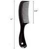 Comfort Axis Travel Size Wide Tooth Handle Comb, 6", 6