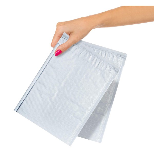 ABC Pack of 25 White Poly Bubble Mailers 6.5 x
