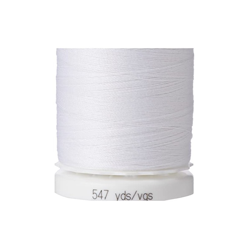Gutermann White 500mtr/547yd Sew-All Polyester Thread, 5.5x3.5x3.5 cm