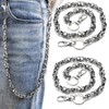 Nagpew 2 Pieces Skull Wallet Chain, Vintage Skull Jean Chain