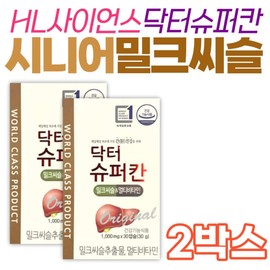 HL Science Doctor Super Khan Milk Thistle, a liver supplement for people in their 70s and older, is a health functional food approved by the Ministry of Food and Drug Safety. It is a health supplement for people in their 60s and 50s. / 70대 노인 간 영양제 HL사이언스 닥터슈퍼칸 밀크씨슬 식약처인증 건강기능식품 건강 관리 60대 50대 중년