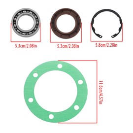 SEBLAFF Rear Axle Bearing Seal Gasket 92045-1208 92049-1298 11060-1251 92033-1274 Replacement for Mule 2510 2520 3000 3010 3020 4000 4010 KAF620A 4x4 1993-2020