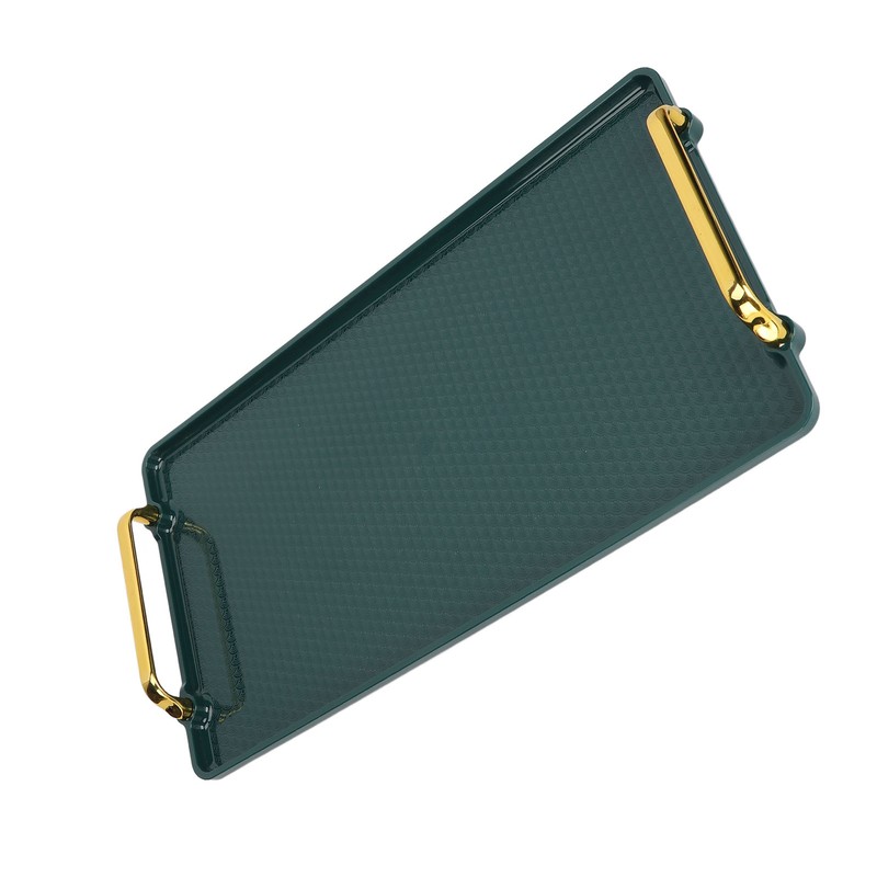 Large Handle Tray Double Ear Plastic Tray Rectangular Stable Multifunctional
