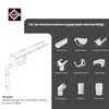 INEFA Rain Pipe Elbow 30 Degrees for Downpipe, PVC DN100