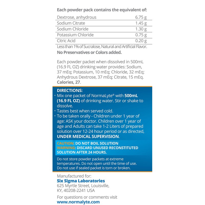NormaLyte Apple - FSA Eligible Electrolyte Powder Packets | Clinically