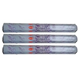 HEM(Hem): Incense Sticks, Incense, Hexagonal Incense, Set of 3 (Vanilla)