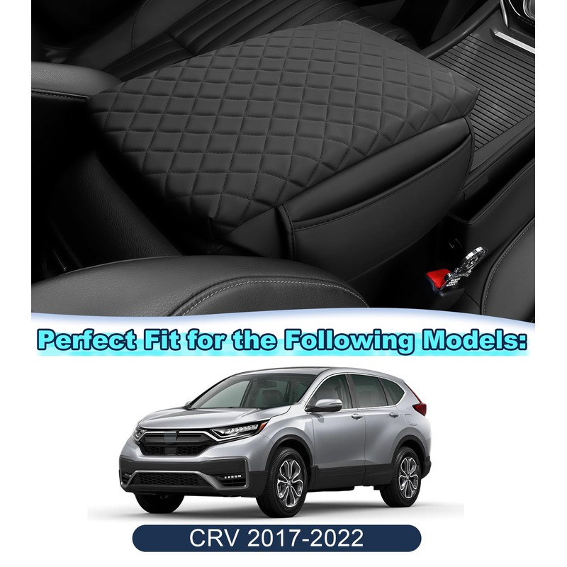 SDPVorn Center Console Armrest Cover for Honda CRV 2017-2022 Accessories