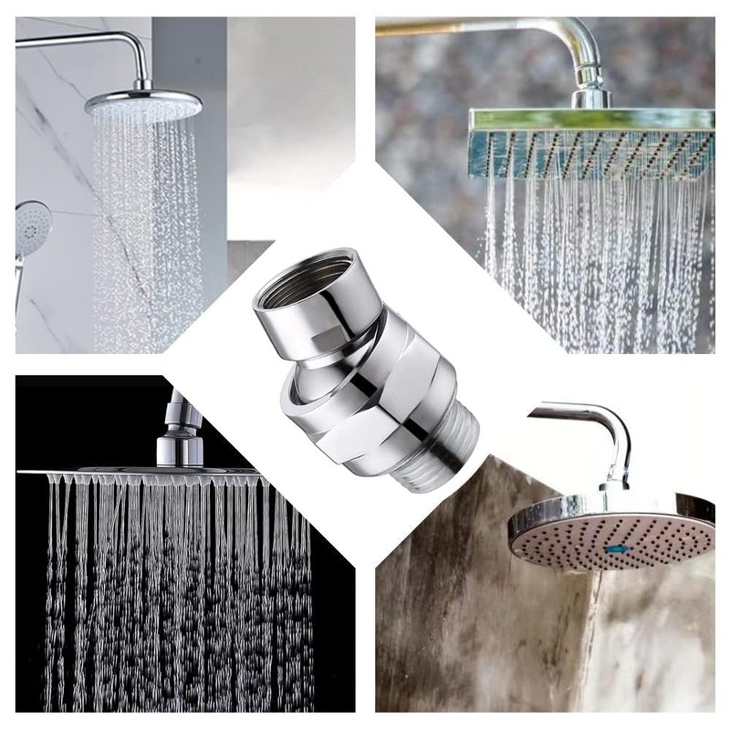 Shower Head Swivel Ball Joint Adapter Shower Connector Ball Joint