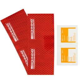 Tip Up Replacement Flag Replacement - Reflective - 2 Pack, Red