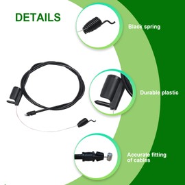 WUVYFWN 946-05209B Speed Control Cable Compatible with Cub Cadet Z SC IP HW HW EQ EQ E 500 300,MTD 12ABB22J799,Craftsman Lawn Mowers,Replace 946-05209A 946-05209 746-05209B 746-05209