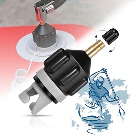Sup Adapter, XCOZU Sup Air Pump Compressor Inflatable Accessories Sup Pump Adapter Portable Sup Valve Adapter, Sup Valve Adapter for Canoeing Kayaking Paddle Board Dinghy