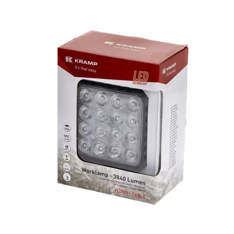 Kramp LA10047 LED Work Light 48 W 3840 lm Floodlight