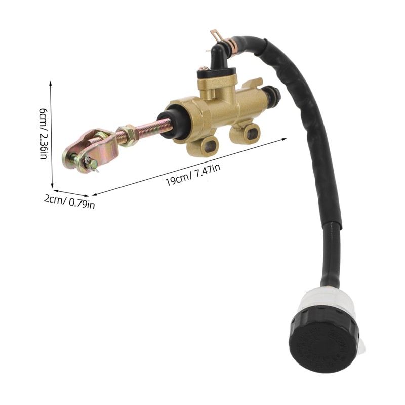 iplusmile Motorcycle Rear Brake Hydraulic Pump Brake Master Cylinder for