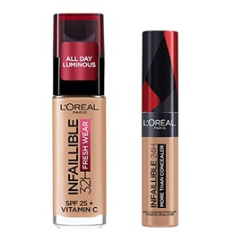 L'Oreal Paris, Infallible Kit Base De Maquillaje Y Corrector