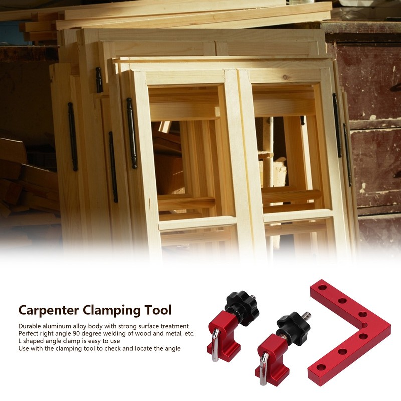 Carpenter Clamping Tool Right Angle Clamp 90° L Shaped Auxiliary