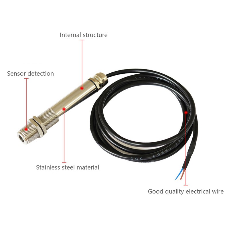 Temperature Sensor Probe Online Fixed Infrared Thermometer 1.5meter Cable 5-12VDC