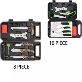 Mossy Oak Hunting Field Dressing Kit 10 Piece/8-piece with Storage Case NEW - 10 Piece & 8 Piece