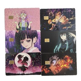 Anime Slayer Inspired Custom Credit Card Cover Durable Protective Skin with Pink Heart Design:_Insect