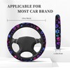 Paw Print Steering Wheel Cover for Women, Universal Auto Steering