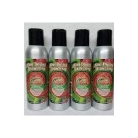 Smoke Odor Exterminator 198 gm/ 7 oz Large Spray Kiwi Twisted Strawberry Set of Four Cans.