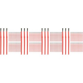 LALAFINA 4sets Miniature Paint Brushes Set Acrylic Painting Brush Kit Boys and Girls Art Student Accessories 50pcs*4