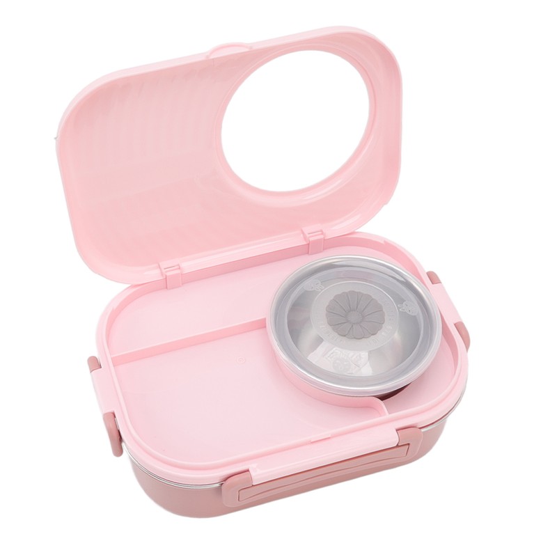 1450ml Bento Lunch Box Stainless Steel Compartment Thermal Bento Box