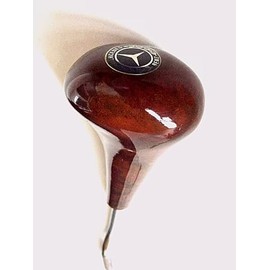 Gear Shift Knob Shifter Handle for Mercedes E Class W124 W107 1988-1994 Wood Walnut