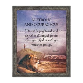 Be Strong and Courageous, Joshua 1:9, Bible Verse Wall Décor, 2108BW