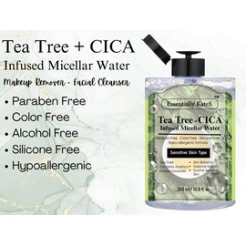 Micellar Water 500ml (16.9 Fl oz), a Jumbo size, Effectively Removes Eye & Face Make-up, No Oil and No Alcohol - Very Moisturizing and Not Painful, a Korean Skin Care