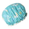 Beavorty Fashionable Shower Cap Bath Hat Double Layer Women's Hair