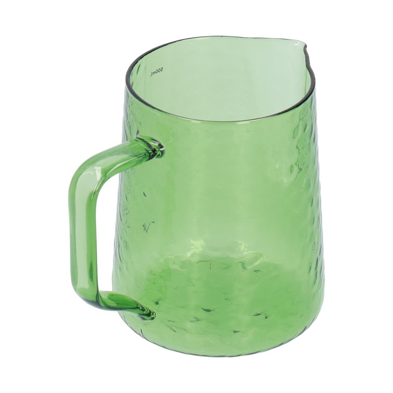 500ml Milk Frothing Pitcher Multipurpose Borosilicate Glass Milk Jug for