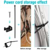 Cable Zip Tie Mounts Kit - 55 Set Wire Cable