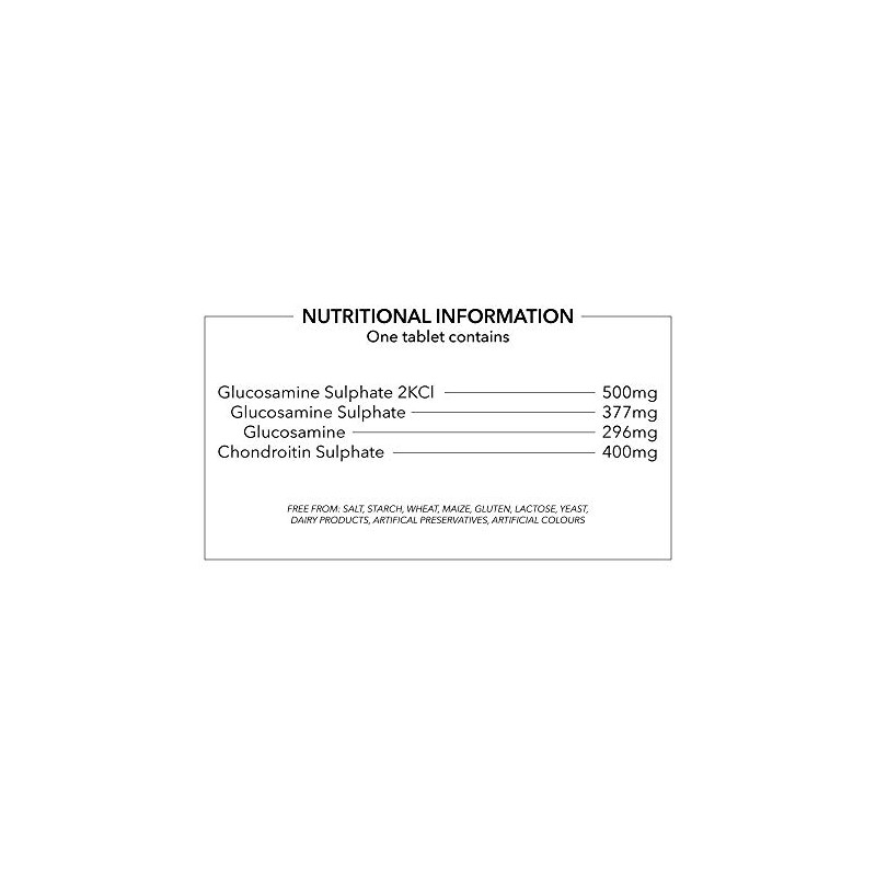 Transforme Glucosamine and Chondroitin 500mg/400mg High Strength Complex, 365 Tablets