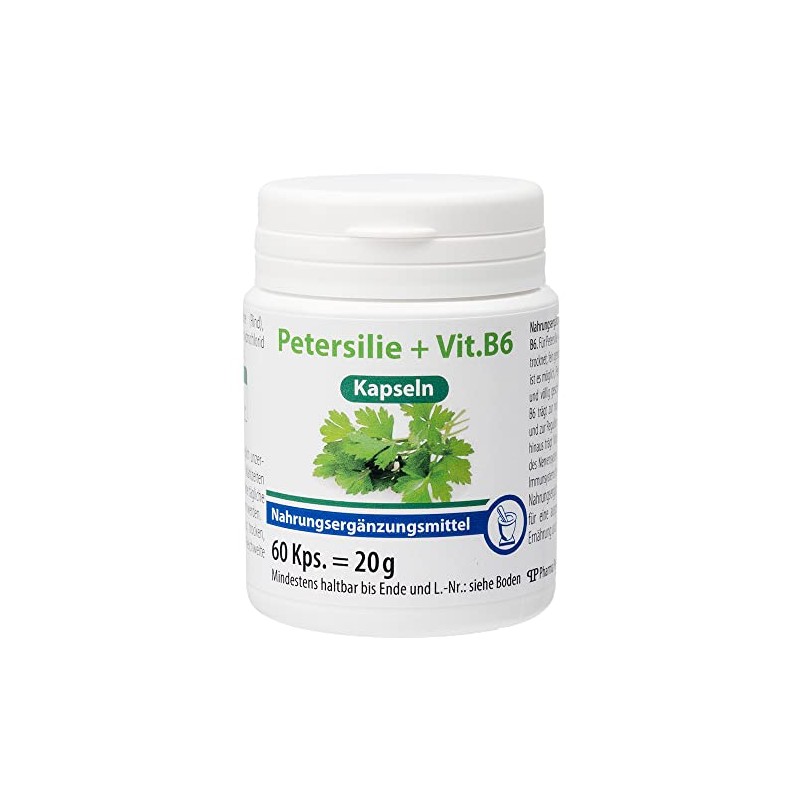 Pharma-Peter Petersilie + Vitamin B6 Capsules, 60 Capsules