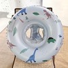 NICECONE Baby Swim Ring - Blue Dinosaur Inflatable Pool Float