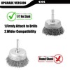VIDICA Wire Brush for Drill Set 6 Pcs, Wire Wheel