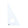 Alvin 130C-8 30-Degree/60-Degree 8" Clear Professional Acrylic Triangle