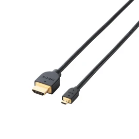 ELECOM タブレットPC用HDMIケーブル 1.4 micro 2m TB-HD14EU20BK